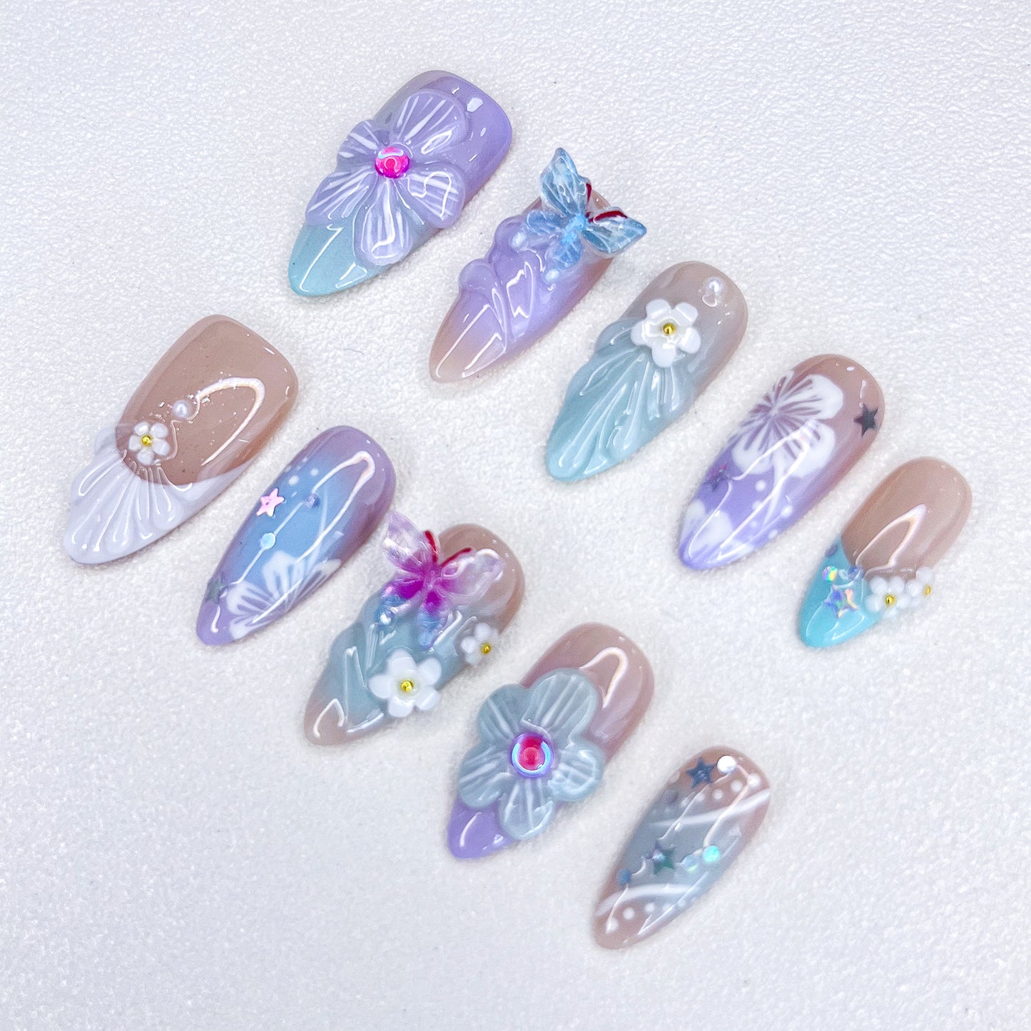 Violet Flutter Bloom
