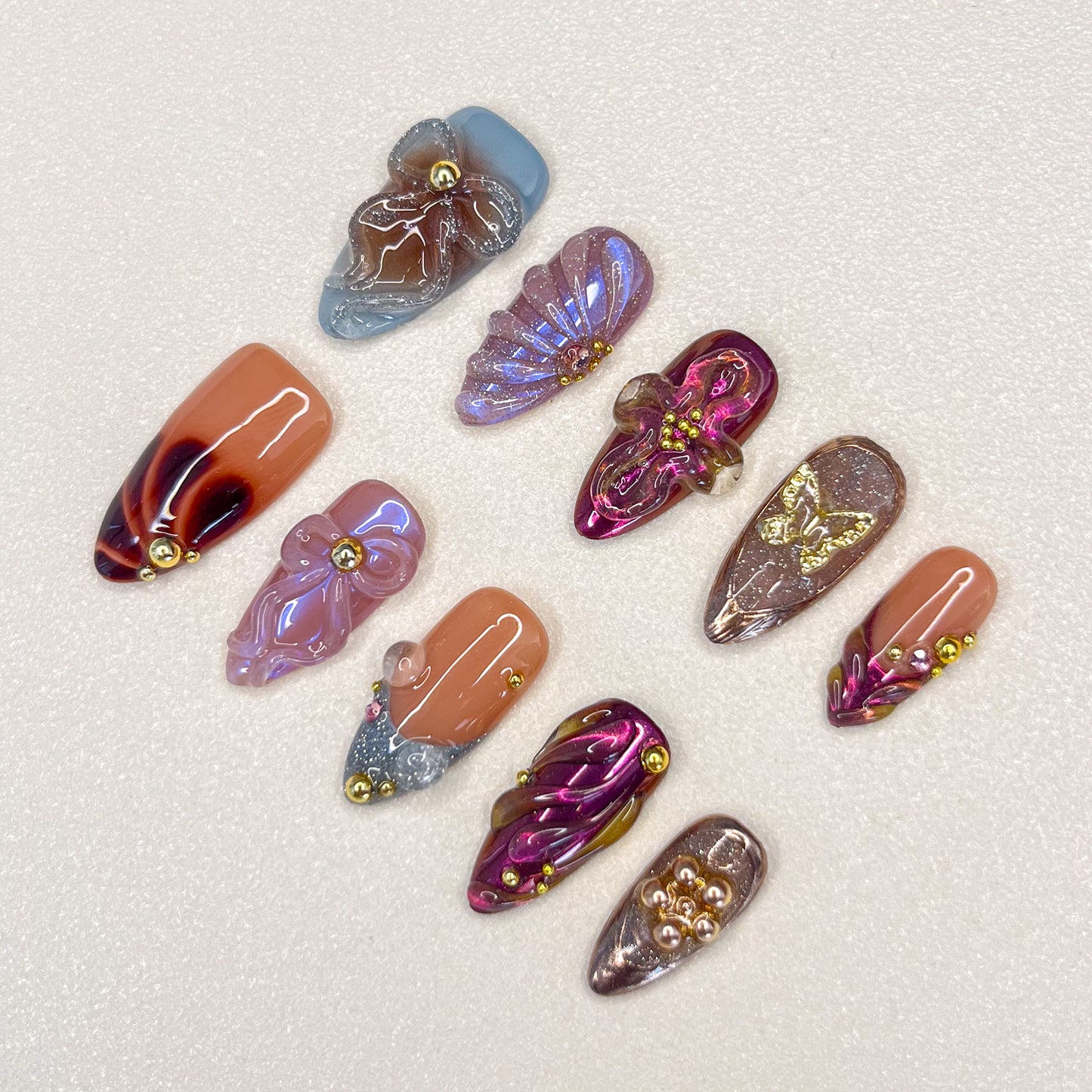 Golden Violet Mirage