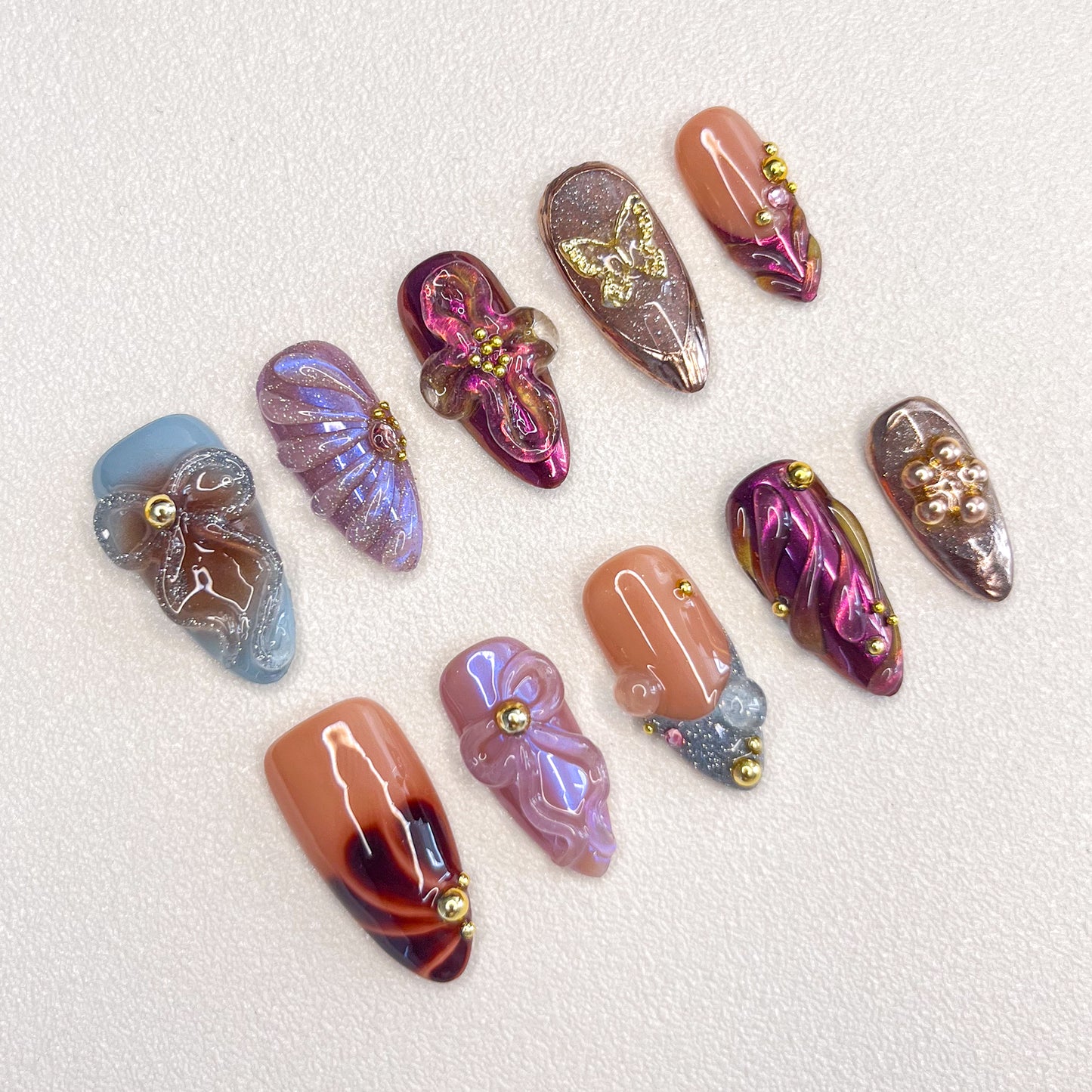 Golden Violet Mirage