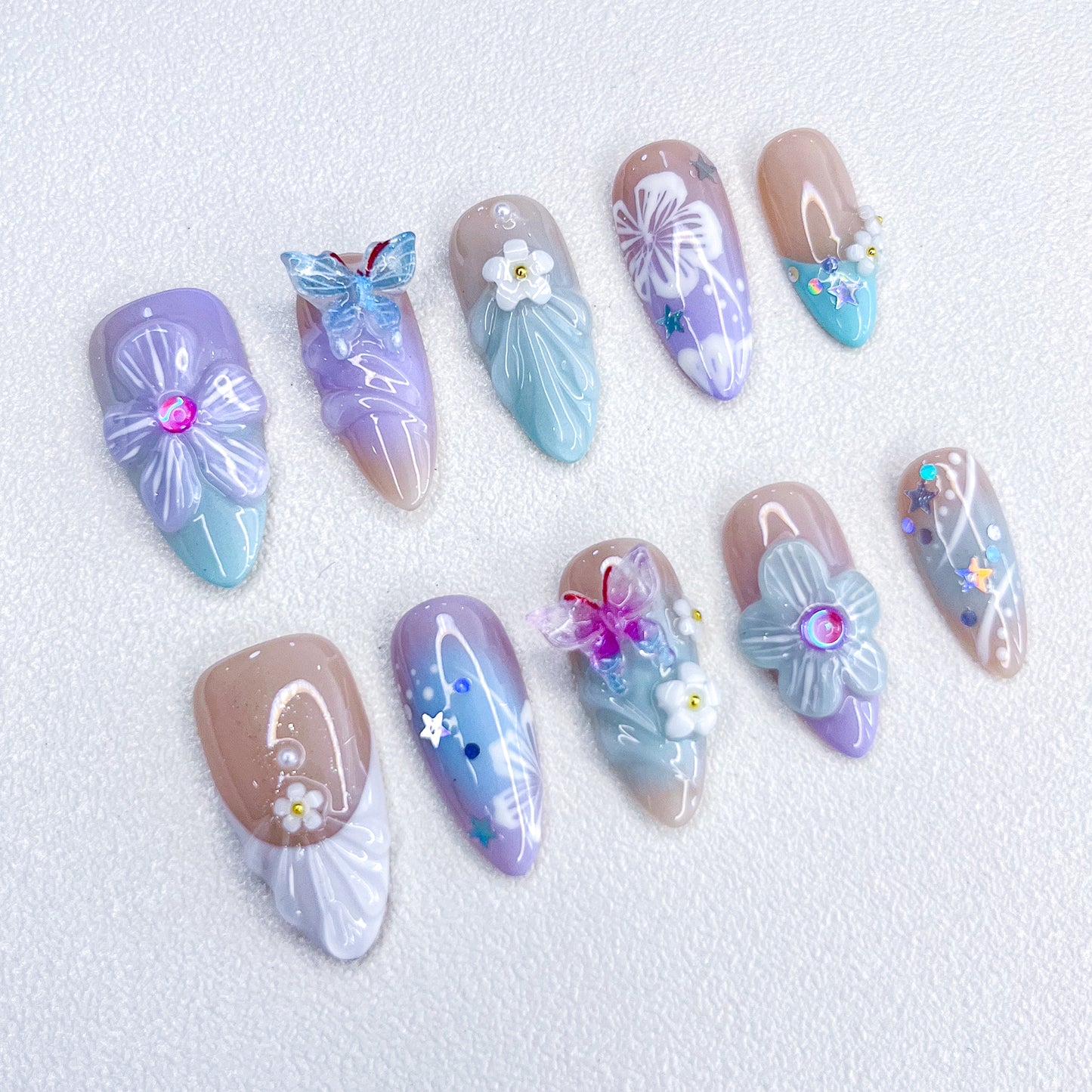 Violet Flutter Bloom