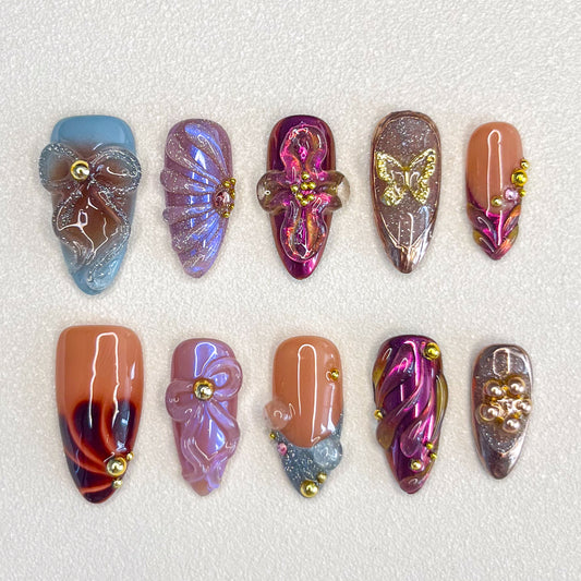 Golden Violet Mirage